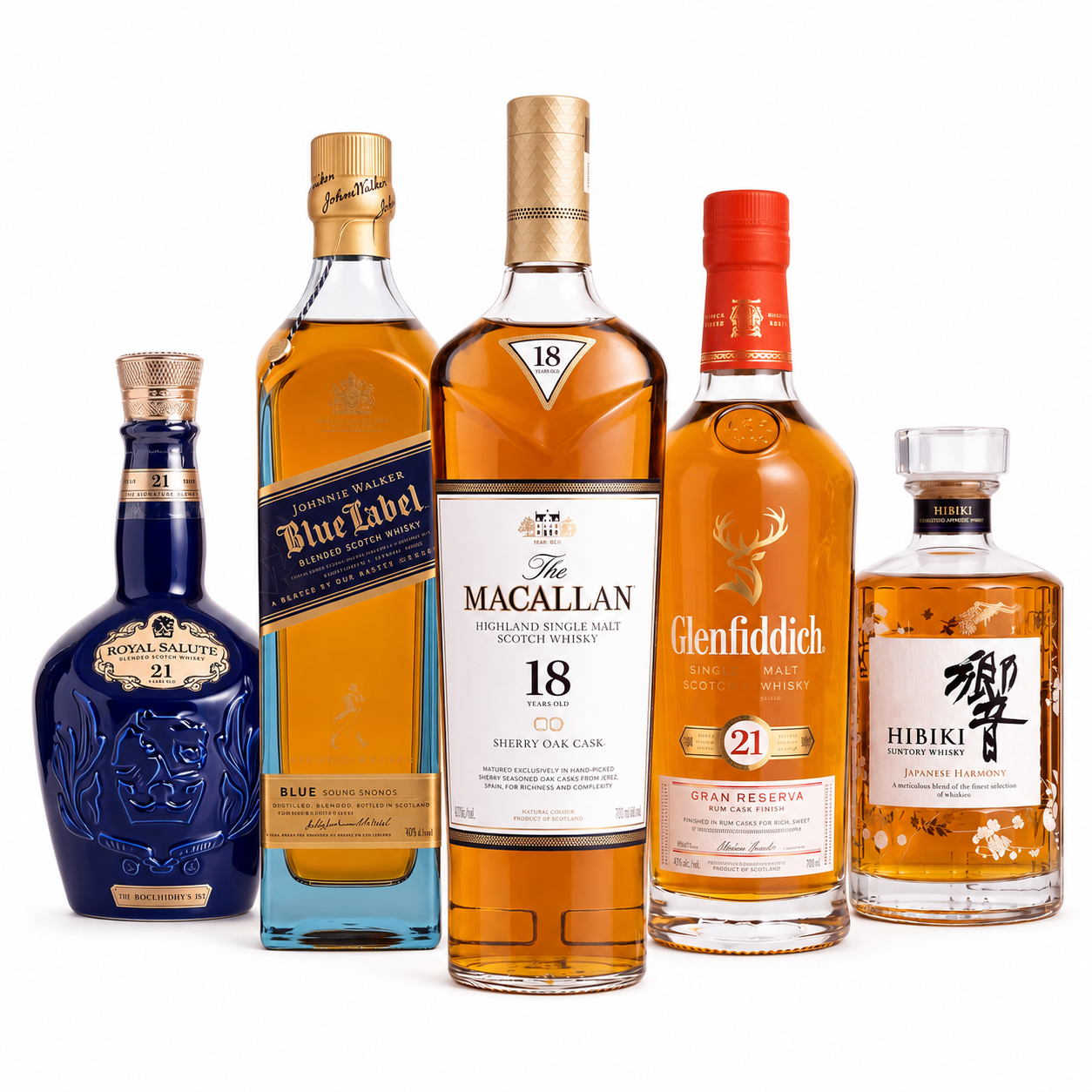 Ekskluzywna Kolekcja Reserve – 5 Whisky Premium
